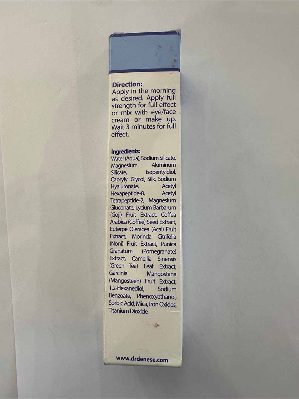 Dr. Denese Wrinkle Lost 3-Minute Reducer - White & Blue - Picture 2 of 2